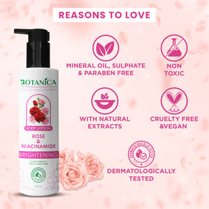 Botanica Rose Niacinamide Body Lotion 250ml