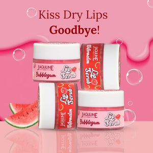 Jaquline USA Watermelon Lip Scrub |Provides Deep Hydration |Exfoliates Dead Skin |Plumping & Hydration| Repair & Restores Lips|15g