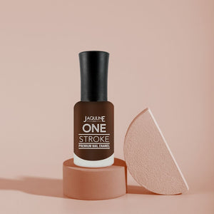 Jaquline USA One Stroke Premium Nail Polish Hot Fudge J27