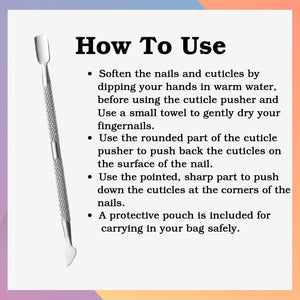 Jaquline USA Nail Pusher & Cuticle remover
