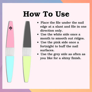 Jaquline USA 4 Way Nail Buffer