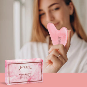 Jaquline USA Rose Quartz Gua Sha Stone
