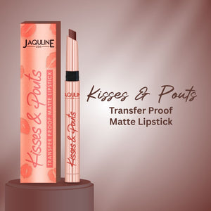 Jaquline USA Kisses & Pouts Transfer Proof Matte Lipstick: French Kiss 01