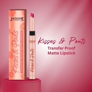 Jaquline USA Kisses & Pouts Matte Lipstick Candy Kiss 07 (1.4gm)