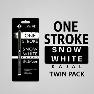 Jaquline USA One Stroke Kajal Snow White : Matte Finish