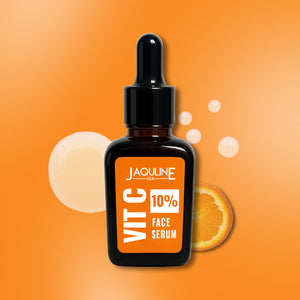 JAQULINE USA Vitamin C Radiance Essentials skin care kit | Vitamin C Face Wash, Face Serum, Moisturiser, UV Expert Sunscreen | Brightening & Hydrating Skin