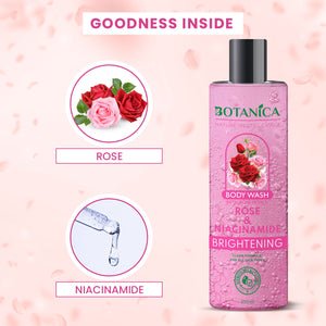 Botanica Rose Niacinamide Body Wash 250ml