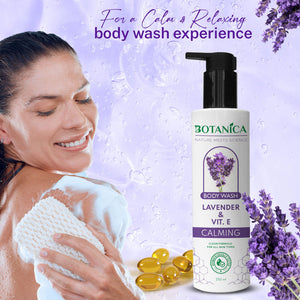 Jaquline USA Botanica Vit E Lavender Body Wash 250ml