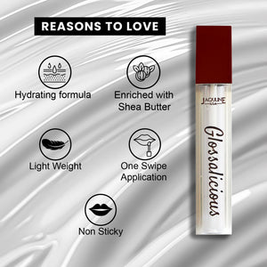 Jaquline USA Glossalicious Lip Gloss Crystal Glo 3.5 ml