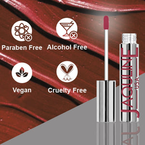 Jaquline USA RIZZ Flirt Rizz Liquid Lipstick Glossy Matte, Long Lasting Formula-3.5ml