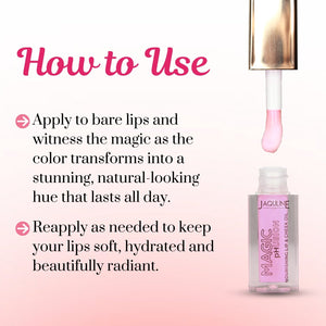 Jaquline USA Magic Phusion lip & Cheek oil, Long Lasting Nourishment Non-Sticky & glossy Heals & Moisturizes Lips Celestial Chrome- 5ml