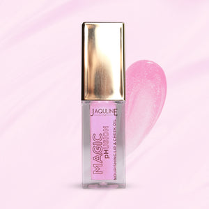 Jaquline USA Magic Phusion lip & Cheek oil, Long Lasting Nourishment Non-Sticky & glossy Heals & Moisturizes Lips Celestial Chrome- 5ml