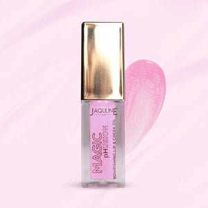 Jaquline USA Magic Phusion lip & Cheek oil, Long Lasting Nourishment Non-Sticky & glossy Heals & Moisturizes Lips Celestial Chrome- 5ml