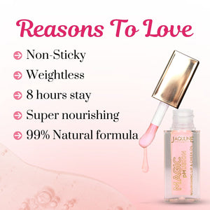 Jaquline USA Magic Phusion lip & Cheek oil, Long Lasting Nourishment Non-Sticky & glossy Heals & Moisturizes Lips Shining Starlight- 5ml