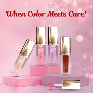 Jaquline USA Magic Phusion lip & Cheek oil, Long Lasting Nourishment Non-Sticky & glossy Heals & Moisturizes Lips Rose Razzle - 5ml