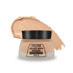 Jaquline USA PRO FIX Velvet Whip Mousse Foundation, Weightless Smooth Velvet touch, Flawless Matte Finish, Honeydew 03