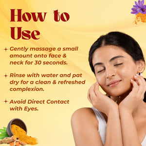BOTANICA Ubtan & Vitamin E Facewash- Exfoliates and Hydrates skin, heals skin and Brightens skin, 100ml