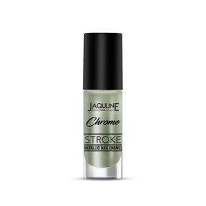 Jaquline USA Chrome Stroke Nail Polish| Intense Metallic Finish| Long Lasting| Intense Shine - Cyber Mint 04