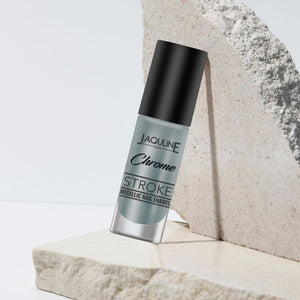 Jaquline USA Chrome Stroke Nail Polish| Intense Metallic Finish| Long Lasting| Intense Shine - Neo Aqua 06