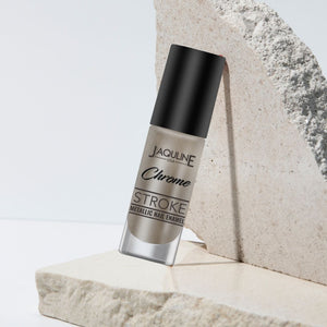 Jaquline USA Chrome Stroke Nail Polish| Intense Metallic Finish| Long Lasting| Intense Shine - Digital Sand 07
