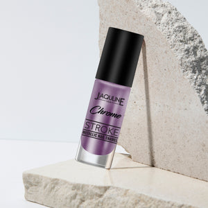 Jaquline USA Chrome Stroke Nail Polish| Intense Metallic Finish| Long Lasting| Intense Shine - Holo Lavender 08