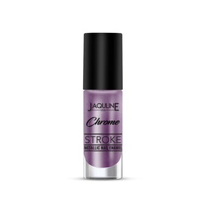 Jaquline USA Chrome Stroke Nail Polish| Intense Metallic Finish| Long Lasting| Intense Shine - Holo Lavender 08