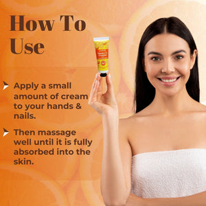 Jaquline USA Vit-C & Ceramides Hand cream- Nourishes hand, makes hand soft & supple, prevents dryness and hydrate skin-30g