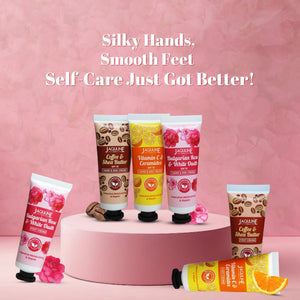 Jaquline USA Vit-C & Ceramides Foot Cream-Provides Intensive Moisturization, heals cracked heels, makes feet soft & supple-30gm