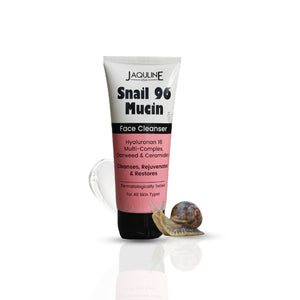 JAQULINE USA Snail Mucin Radiance & Hydration skin care kit | Face Cleanser, Power Serum & Moisturizer Set | Hydrating Face Care Kit | Barrier Repair & Glow Boost | Gift for Her & Him