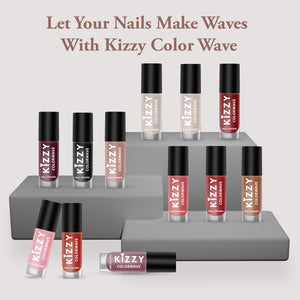 Jaquline USA Kizzy Color wave |Rich Pigmentation |Long-Lasting Wear| Smooth & glossy finish| Rosy Nude 03