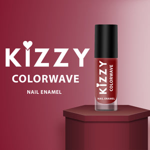 Jaquline USA Kizzy Color wave |Rich Pigmentation |Long-Lasting Wear| Smooth & glossy finish| Sinister Scarlet 07