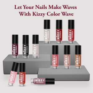 Jaquline USA Kizzy Color wave |Rich Pigmentation |Long-Lasting Wear| Smooth & glossy finish| Sinister Scarlet 07