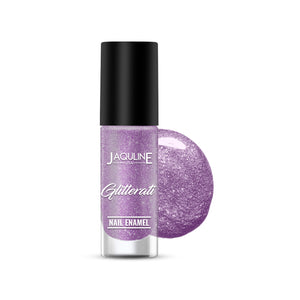 Jaquline USA Glitterati Nail Enamel| High- Impact glitter| Shimmery effect| multi-dimensional shine| Galaxy Glow 03