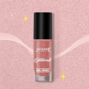 Jaquline USA Glitterati Nail Enamel| High- Impact glitter| Shimmery effect| multi-dimensional shine| Solar Flare 05
