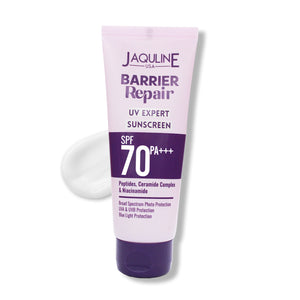 JAQULINE USA Barrier Repair Total Skin Care Kit | Serum Jelly, Sunscreen, Gentle Face Cleanser, Total Care Moisturiser | Strengthens & Hydrates Skin ASIN: B0FVG2NDG5