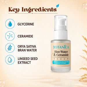BOTANICA Rice Water & Ceramide Face Serum
