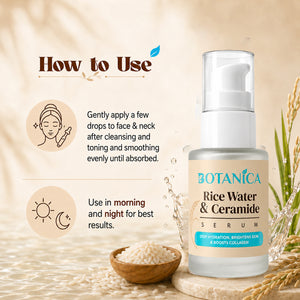 BOTANICA Rice Water & Ceramide Face Serum