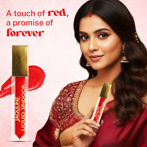 Jaquline USA Liquid Sindoor – Red, Smudge-Proof & Long-Lasting (5.5 ml)