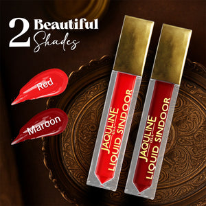 Jaquline USA Liquid Sindoor – Red, Smudge-Proof & Long-Lasting (5.5 ml)