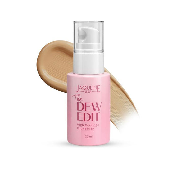 Jaquline USA The Dew Edit High Coverage Foundation (30 ml)- Tan 04