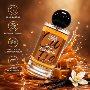 London Notes | Cutie Caramel Perfume for Women Long Lasting | French Vanilla, Amber & Musk