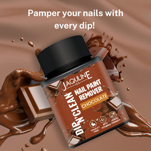 Jaquline USA Dip N' Clean Nail Polish Remover 80ml- Chocolate