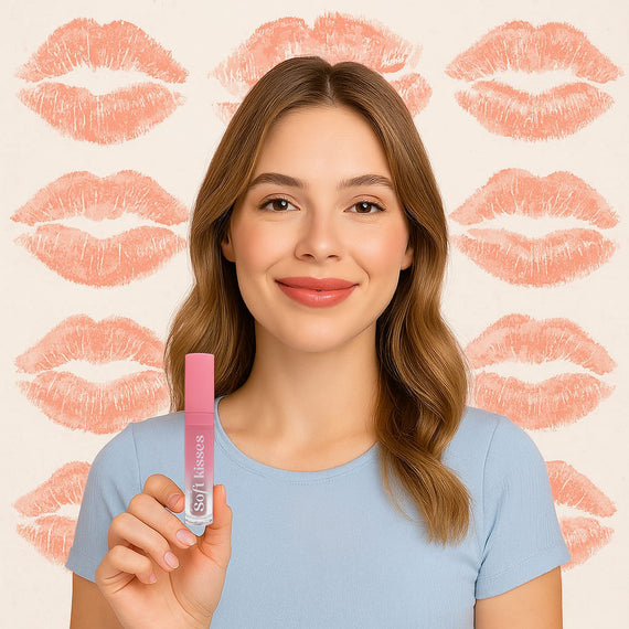 Jaquline USA Soft Kisses Liquid Lipstick long lasting, Matte Finish & Silky-Smooth Texture, Enriched with Hyaluronic Acid & Vitamin E, Dreamy Nude 4.2 ml
