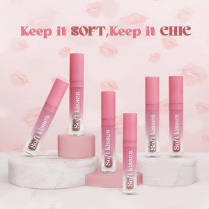 Jaquline USA Soft Kisses Liquid Lipstick long lasting, Matte Finish & Silky-Smooth Texture, Enriched with Hyaluronic Acid & Vitamin E, Latte Love 07, 4.2ml