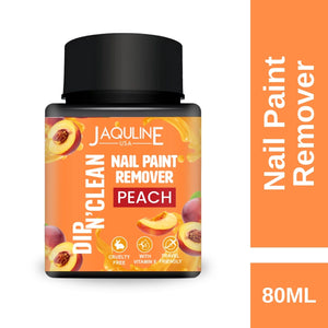 Jaquline USA Dip N' Clean NailPolish Remover 80ml- Peach