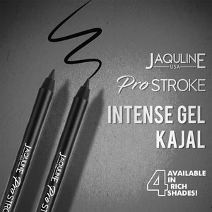 Jaquline USA Pro Stroke Intense Gel Kajal with Sharpener (1.2gm)- Black