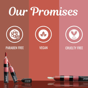 Jaquline USA Stack Attack 4 in 1 Liquid Lipstick-Boss Bold (Bold Pink+ Bold Brown+ Bold Red+ Transparent Gloss) 4ml |Light Weight |Long Lasting Hydration |8 Hrs Stay
