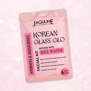Jaquline USA Korean Glass GLO Facial Kit â€“ Glass Skin Glow & Improves Skin Texture (42 g)