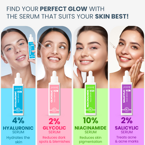 Jaquline USA Face Serum 10% Niacinamide Acid For Clear and Bright Skin, Fades Hyper pigmentation, Balancing Oil Production- 30ml