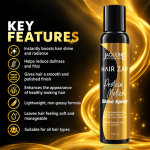 Jaquline USA Hair Zap Protein Shine Spray - 200 ml